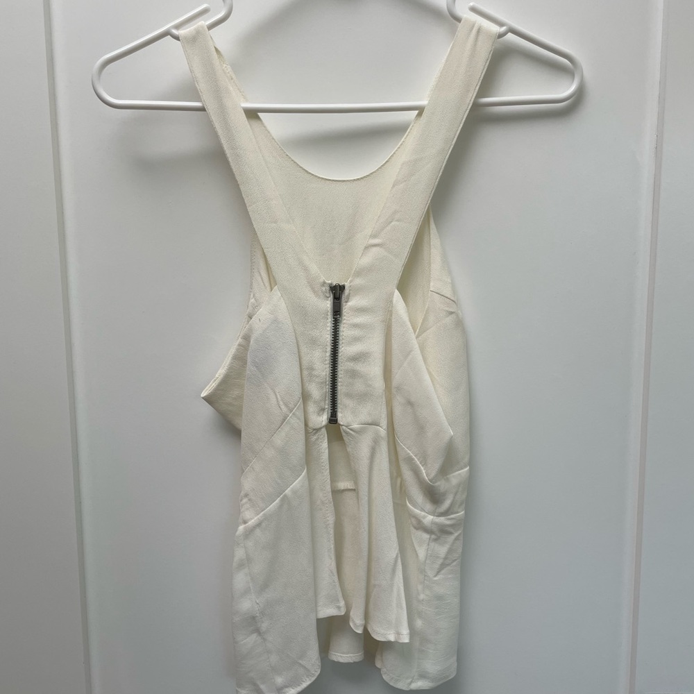 Nasty Gal Peplum Halter in White - Picture 3 of 4